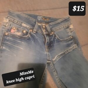 Miss Me Girls knee high Capri
